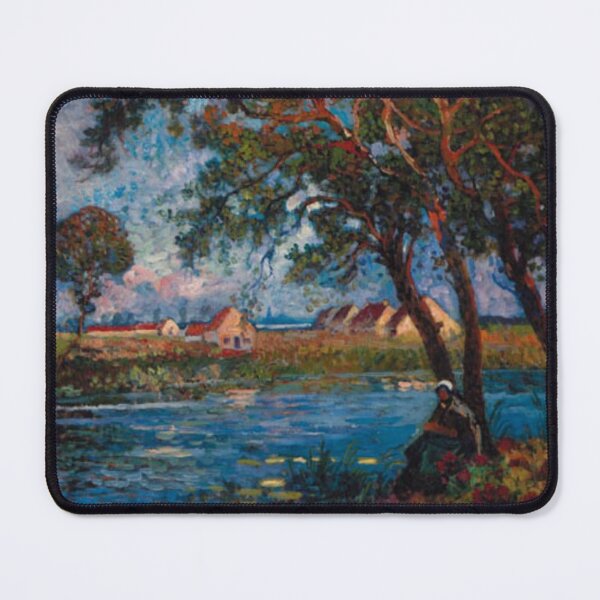 Item preview, Eugene Chigot - Au bord de l'eau designed and sold by tomorrowsart.
