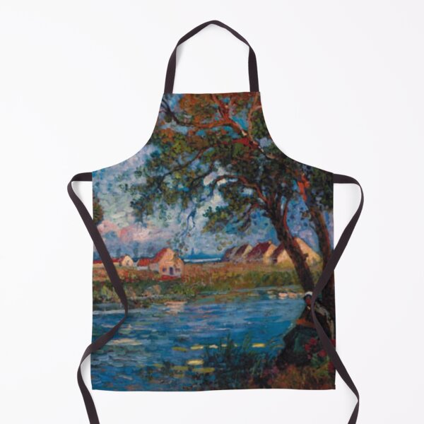 Item preview, Eugene Chigot - Au bord de l'eau designed and sold by tomorrowsart.