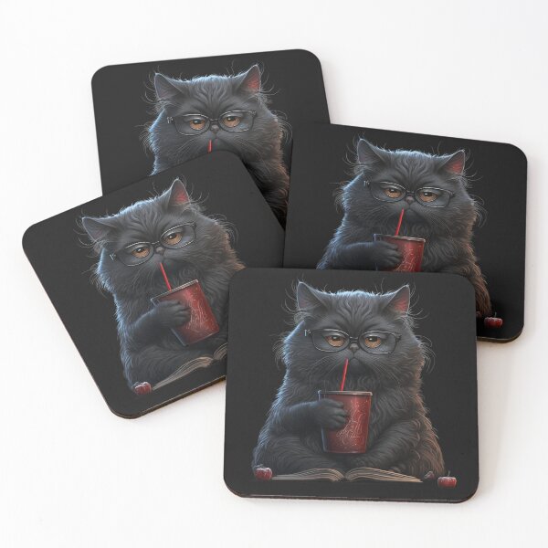 Item preview, That's What I do I drink coffee I hate people and I know things Cat Vintage designed and sold by Lazza-Tracks.