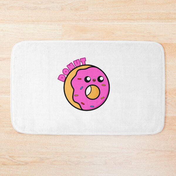 Item preview, Cute Cartoon Donut || Pink Donut || Kawai designed and sold by cookingwithten.