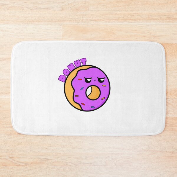 Item preview, Cute Cartoon Donut || Purple Donut || Kawai designed and sold by cookingwithten.