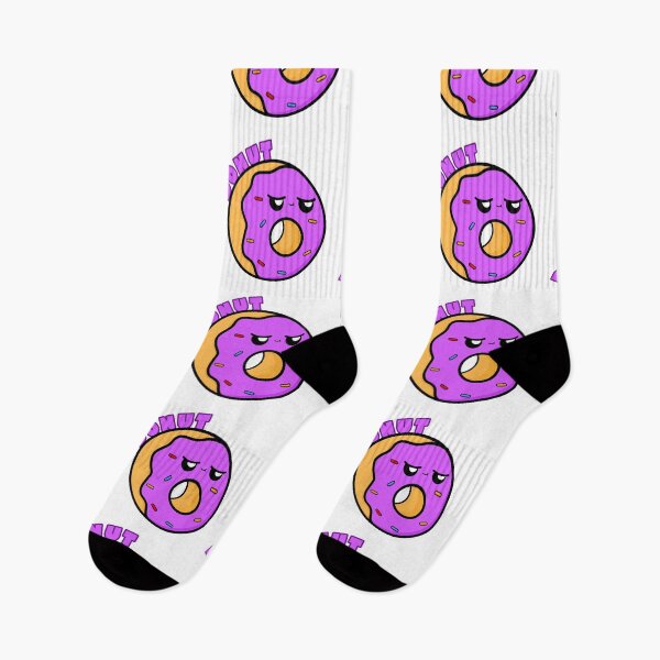 Item preview, Cute Cartoon Donut || Purple Donut || Kawai designed and sold by cookingwithten.