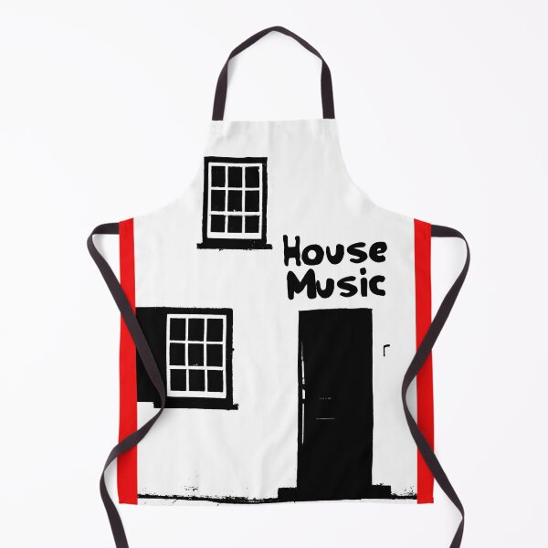 Item preview, House Music Poster Rave Party BW designed and sold by eddiebarronshop.