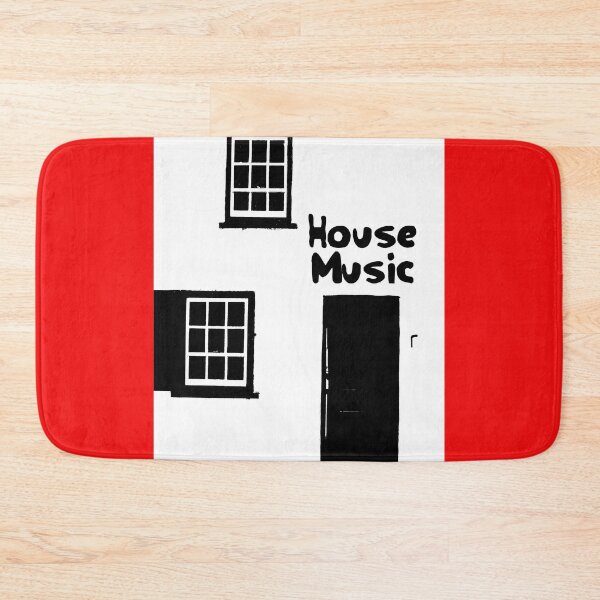 Item preview, House Music Poster Rave Party BW designed and sold by eddiebarronshop.