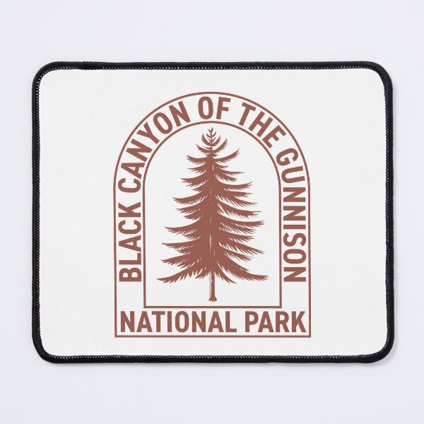 Aperçu de l'œuvre Black Canyon National Park Colorado Vintage Tree créée et vendue par HalpinDesign.