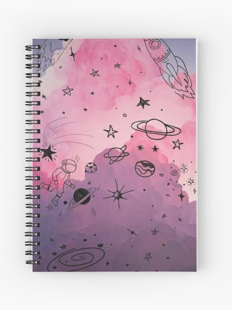 Cuaderno de espiral «Planeta sobre el universo» de Dalya2 | Redbubble