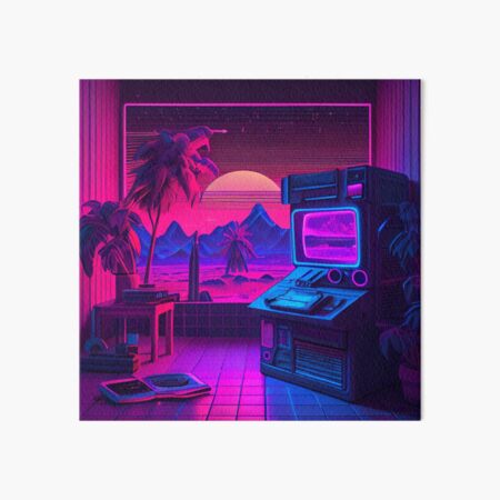Item preview, A Synthwave Chillout Room designed and sold by LukeAiWalker.