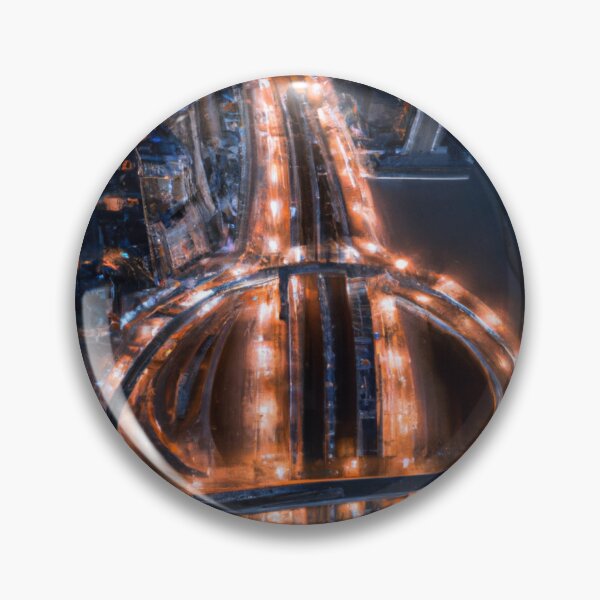 Item preview, Dubai at Night -  A City in Motion with Special Flying Vehicles and Illuminated Streets designed and sold by WBP Mart.
