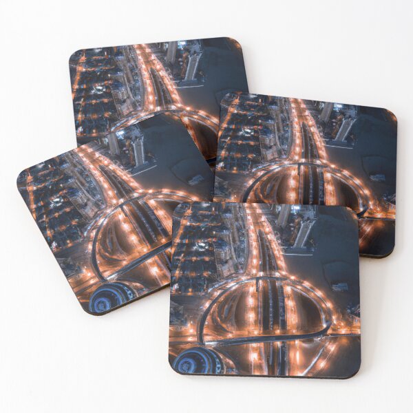 Item preview, Dubai at Night -  A City in Motion with Special Flying Vehicles and Illuminated Streets designed and sold by WBP Mart.