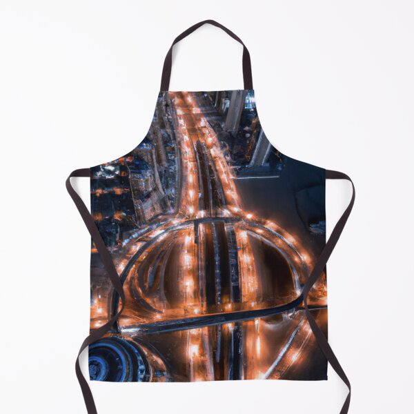 Item preview, Dubai at Night - A City in Motion with Special Flying Vehicles and Illuminated Streets designed and sold by WBP Mart.
