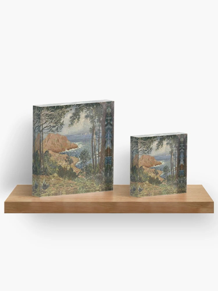 Thumbnail 3 of 5, Acrylic Block, Eugene Chigot - Les Roches Rouges designed and sold by tomorrowsart.