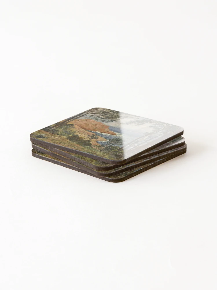 Thumbnail 4 of 5, Coasters (Set of 4), Eugene Chigot - Les Roches Rouges designed and sold by tomorrowsart.