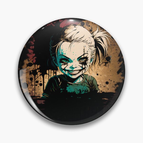 Item preview, Evil doll smiling designed and sold by flowinglobe.