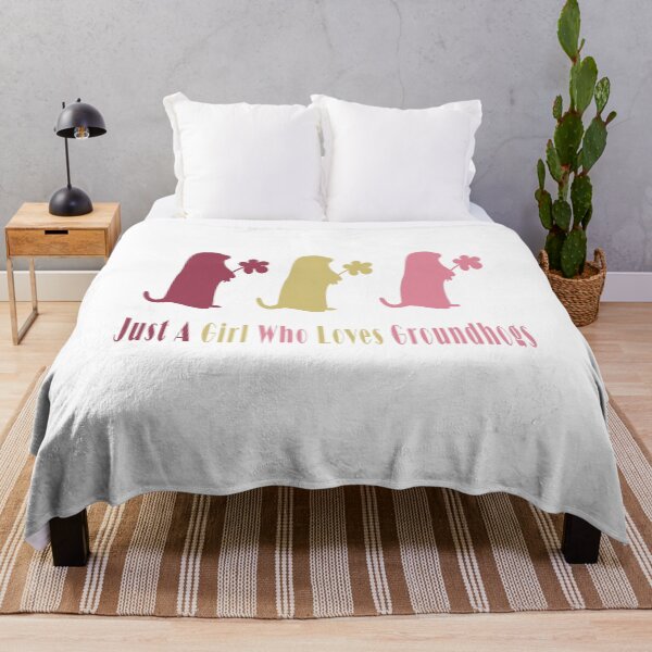 Item preview, Just A Girl Who Loves Groundhogs designed and sold by Soudesign99.