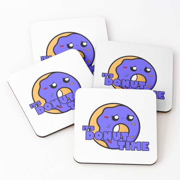 Item preview, Cute Cartoon Donut || Its Donut Time || Kawai designed and sold by cookingwithten.