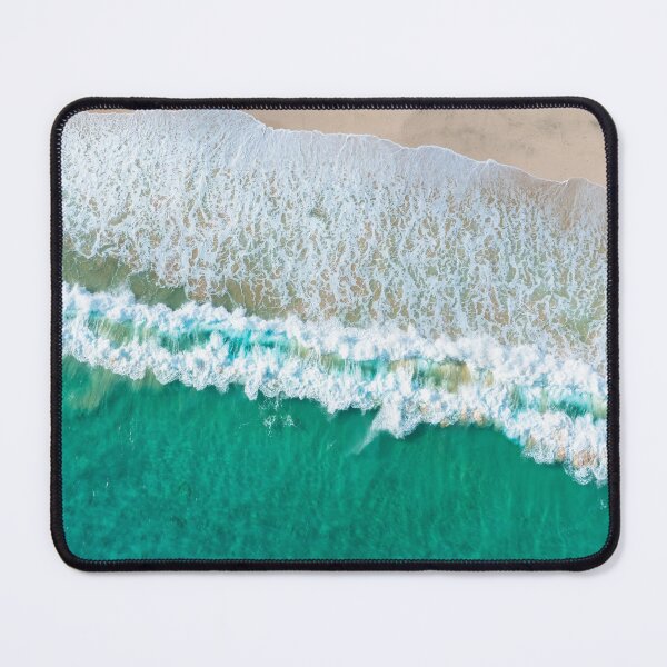 Item preview, Aerial view on turquoise water wave designed and sold by raphotography88.