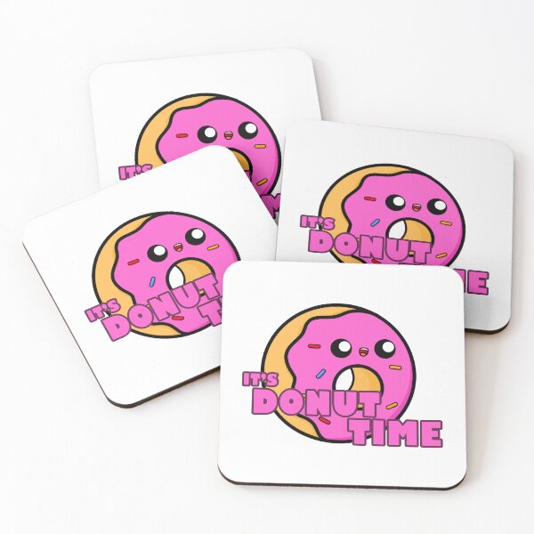Item preview, Cute Cartoon Donut || Its Donut Time || Kawai designed and sold by cookingwithten.