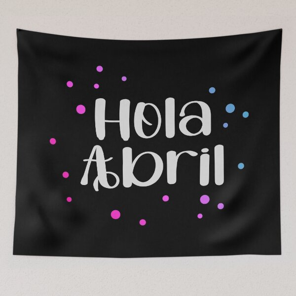 Item preview, Hola abril - Hello April designed and sold by ALLURE-minimal.