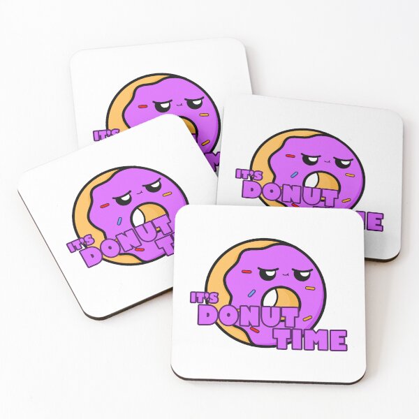 Item preview, Cute Cartoon Donut || Its Donut Time || Kawai designed and sold by cookingwithten.