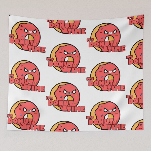 Item preview, Cute Cartoon Donut || Its Donut Time || Kawai designed and sold by cookingwithten.