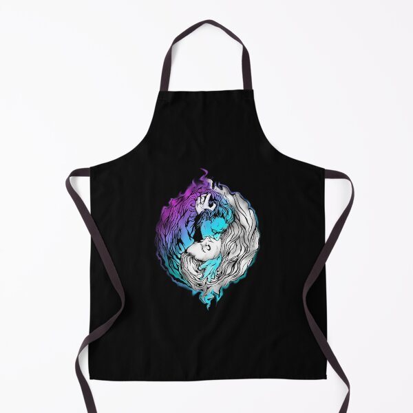 Item preview, Yin Yang Love - Purple and Blue on Dark Background - Hip Hop Psychedelic Style designed and sold by SubQtaneousArt.