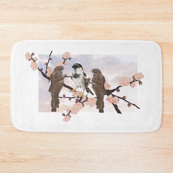 Item preview, Three sparrows sitting in the branches designed and sold by RadMomCreations.