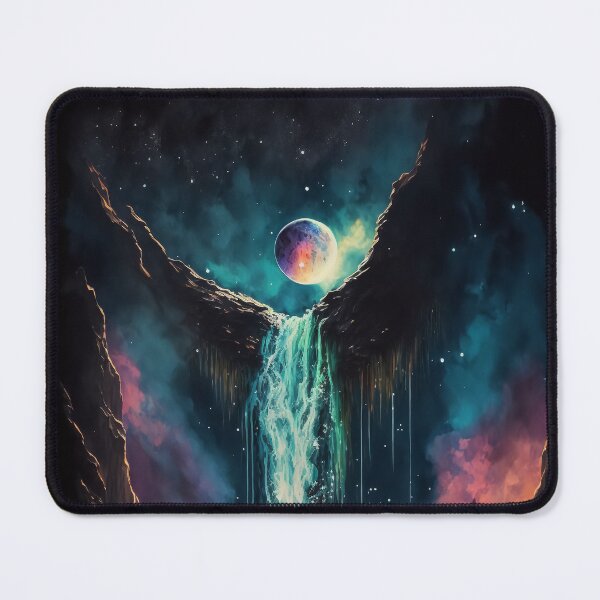 Artikelvorschau, SciFi-Wasserfall - Midjourney entworfen und verkauft von BehindCoffee Co.