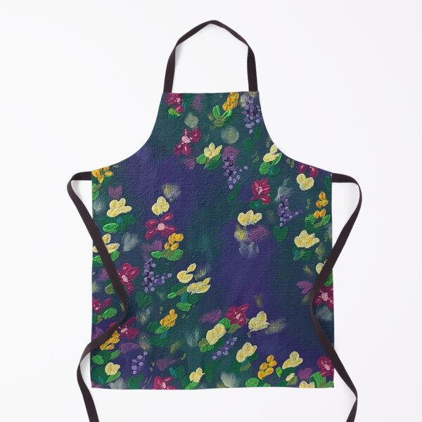Item preview, Purple Scene Flowers Floral designed and sold by Deb Bossert Artworks.