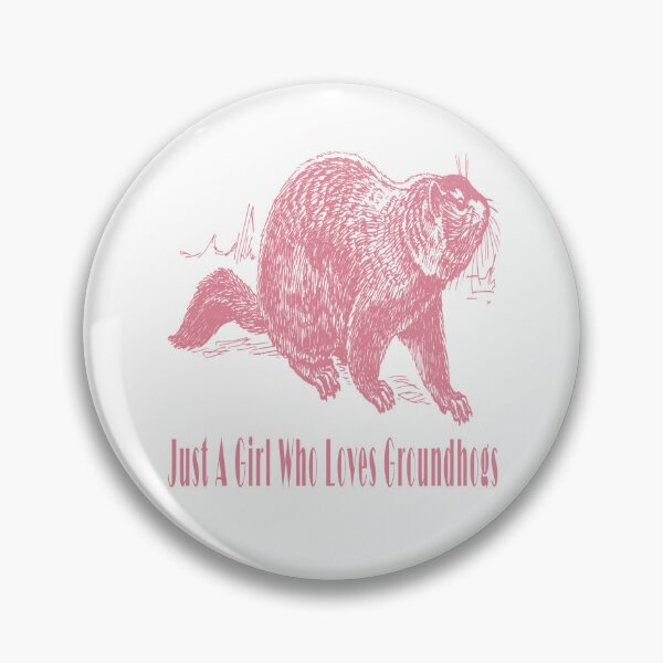Item preview, Just A Girl Who Loves Groundhogs designed and sold by Soudesign99.