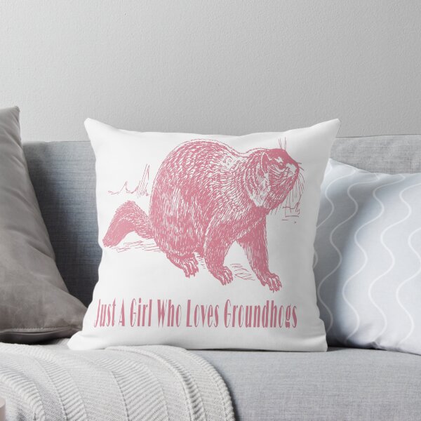 Item preview, Just A Girl Who Loves Groundhogs designed and sold by Soudesign99.