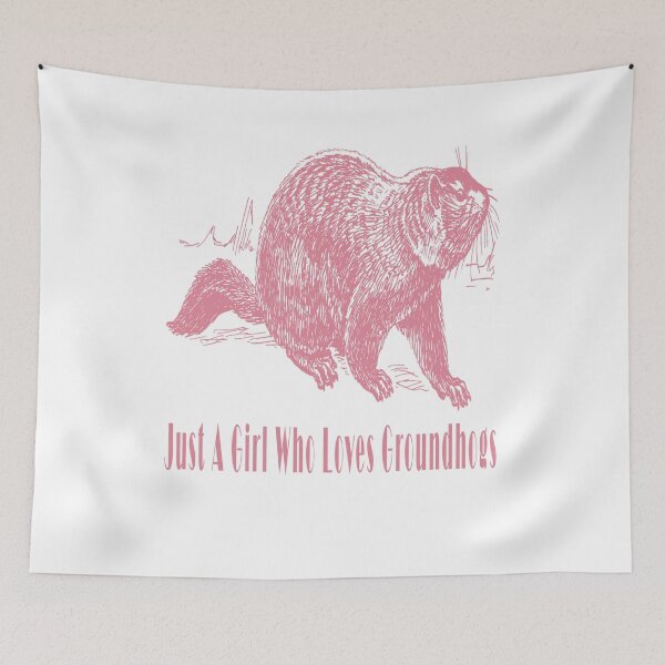 Item preview, Just A Girl Who Loves Groundhogs designed and sold by Soudesign99.