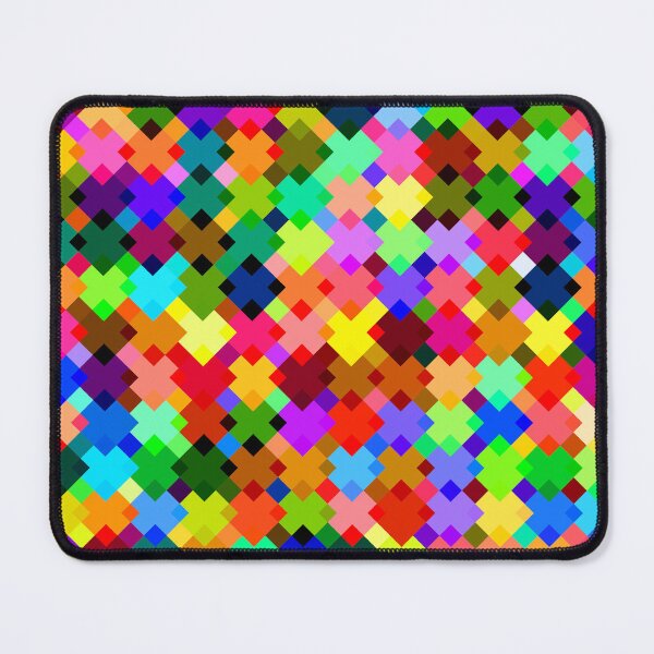 Aperçu de l'œuvre Couleurs à carreaux vives créée et vendue par DefayDesigns.