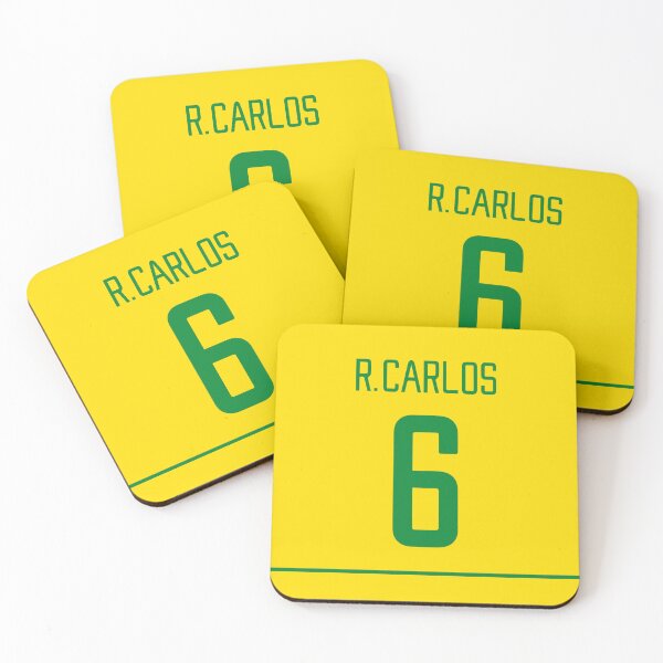 Item preview, Roberto Carlos - 2002 Brazil Home Kit designed and sold by On Target Sports.