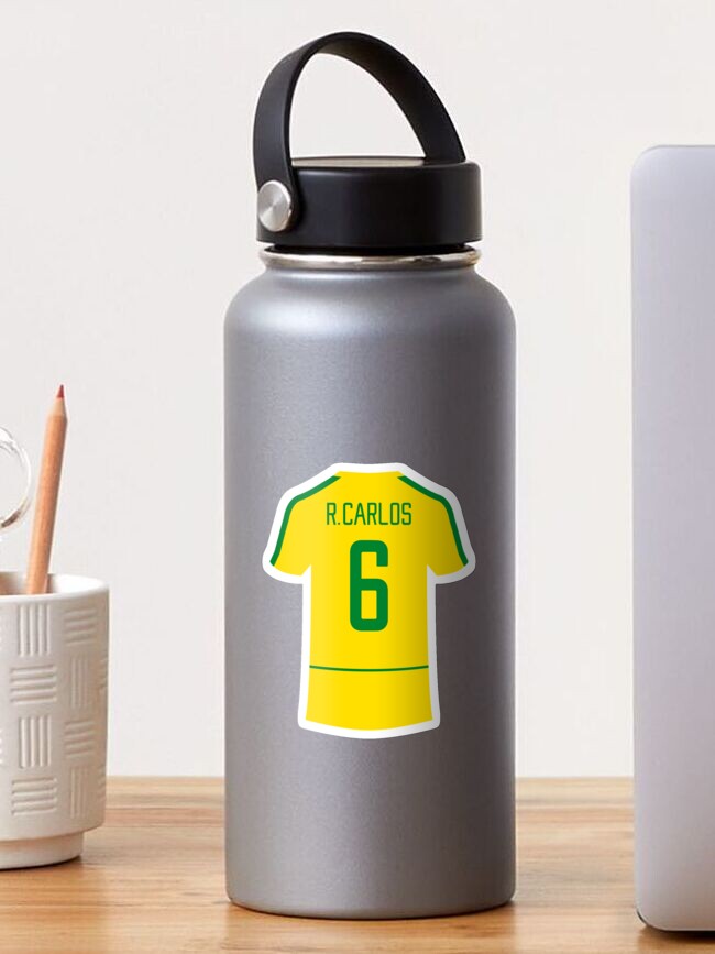 Pegatina for Sale con la obra «Roberto Carlos - Camiseta Brasil