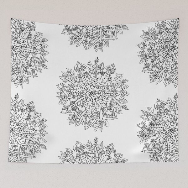 Item preview, Beautiful black and white Line Art designed and sold by pTerra9.