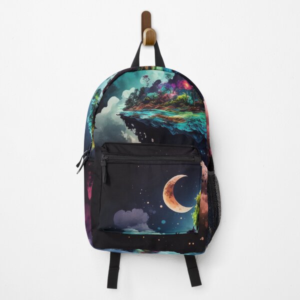 Item preview, SciFi Island Night Sky - Midjourney designed and sold by BehindCoffee Co.