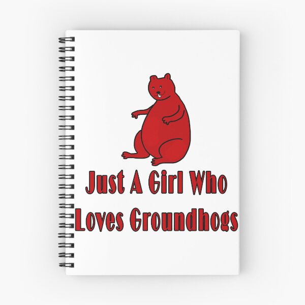 Item preview, Just A Girl Who Loves Groundhogs designed and sold by Soudesign99.