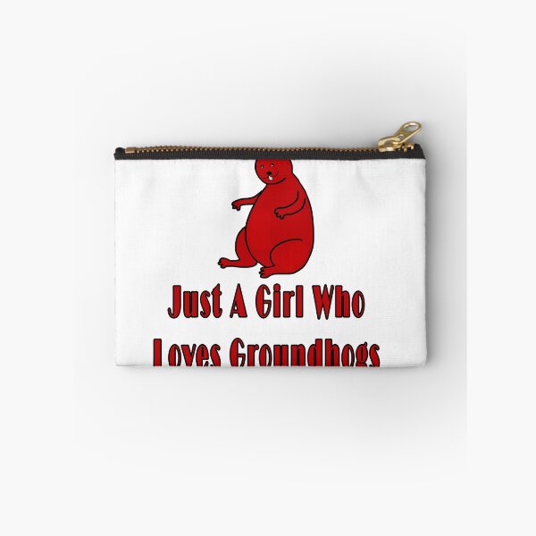 Item preview, Just A Girl Who Loves Groundhogs designed and sold by Soudesign99.