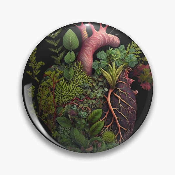 Item preview, Heart made of plants  designed and sold by MindTankArt.