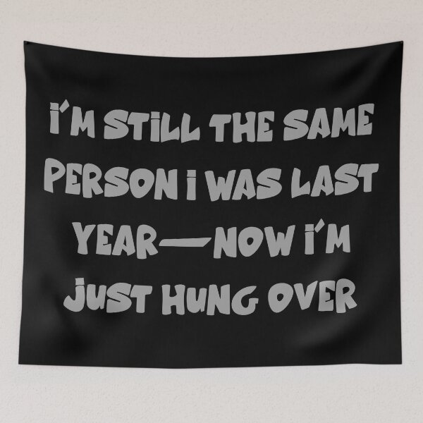 Item preview, same person after new years party now im hung over from drinking designed and sold by silence28.
