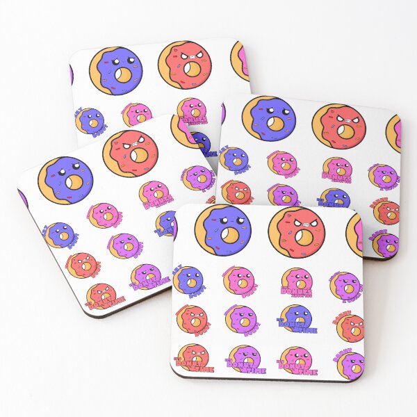 Item preview, Cute Cartoon Donut || Sticker Pack || Kawai designed and sold by cookingwithten.