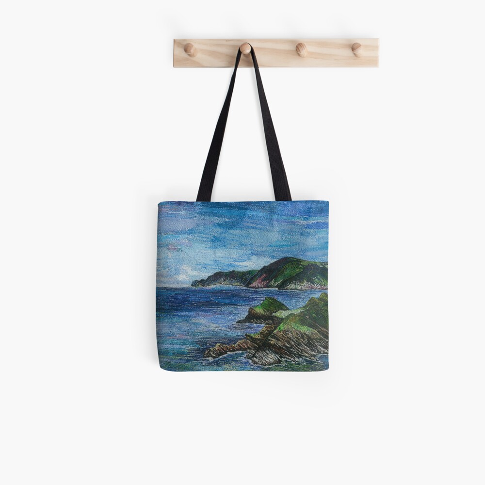 Aperçu de l'œuvre Tote bag doublé créée et vendue par RWTextileArt.