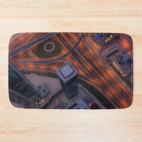 Item preview, Dubai at Night - A City in Motion with Special Flying Vehicles and Illuminated Streets - Dubai City designed and sold by WBP Mart.