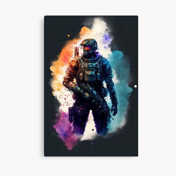 Aperçu de l'œuvre SciFi Male Soldier - Midjourney créée et vendue par BehindCoffee Co.