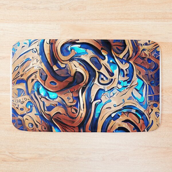 Item preview, Blue Etched Wood designed and sold by JoanNinjaHen.