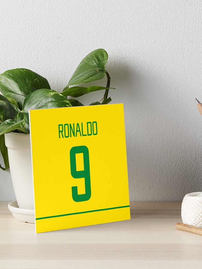 Ronaldo - Camiseta Brasil 02 Local | Lámina rígida