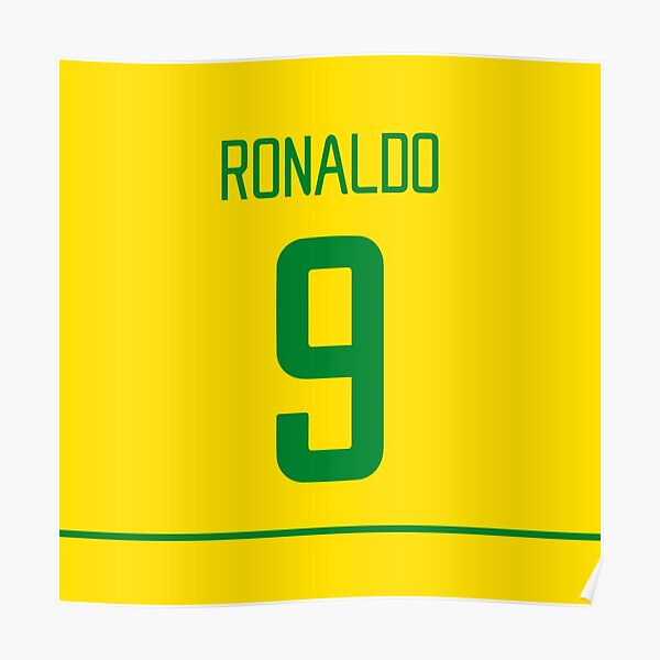 Ronaldo - Brazil 02 Home Kit' Poster for Sale by On Target Sports