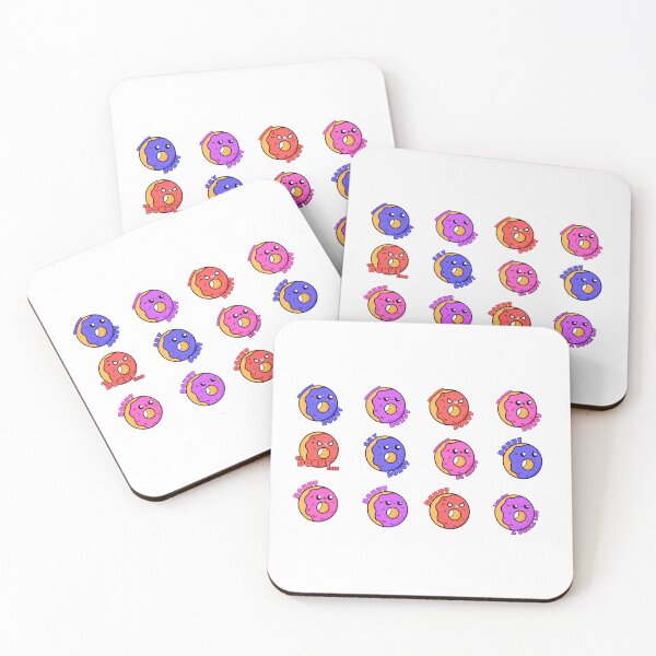 Item preview, Cute Cartoon Donut || Sticker Pack || Kawai designed and sold by cookingwithten.