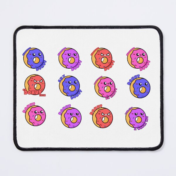 Item preview, Cute Cartoon Donut || Sticker Pack || Kawai designed and sold by cookingwithten.