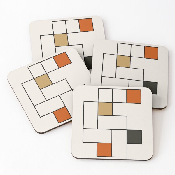 Item preview, Bauhaus Exhibition, Bauhaus Wall Art, Bauhaus Exhibition Print 1923, Bauhaus inspired shapes of brown designed and sold by re-make-.
